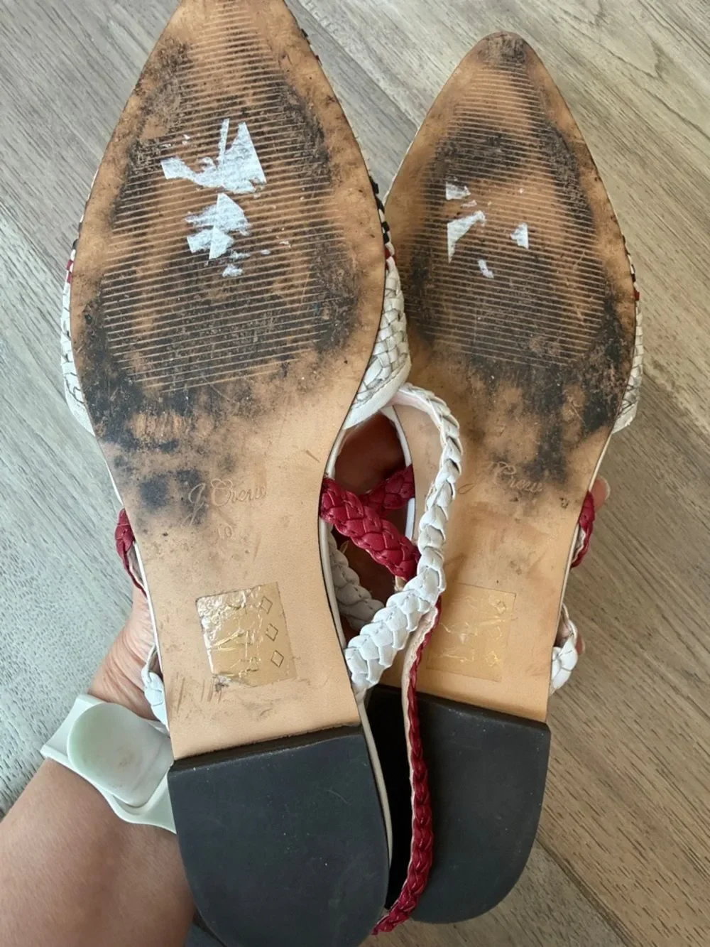J. Crew Woven Flats Size 10